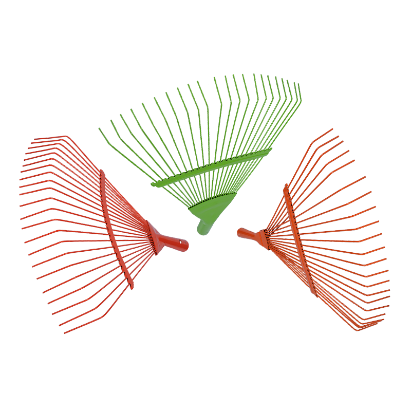 22GRPZ Rastrillador y plantador de hojas eficiente y duradero con rastrillo de alambre de acero de 22 dientes